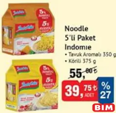 INDOMİE NOODLE 5'Lİ PAKET